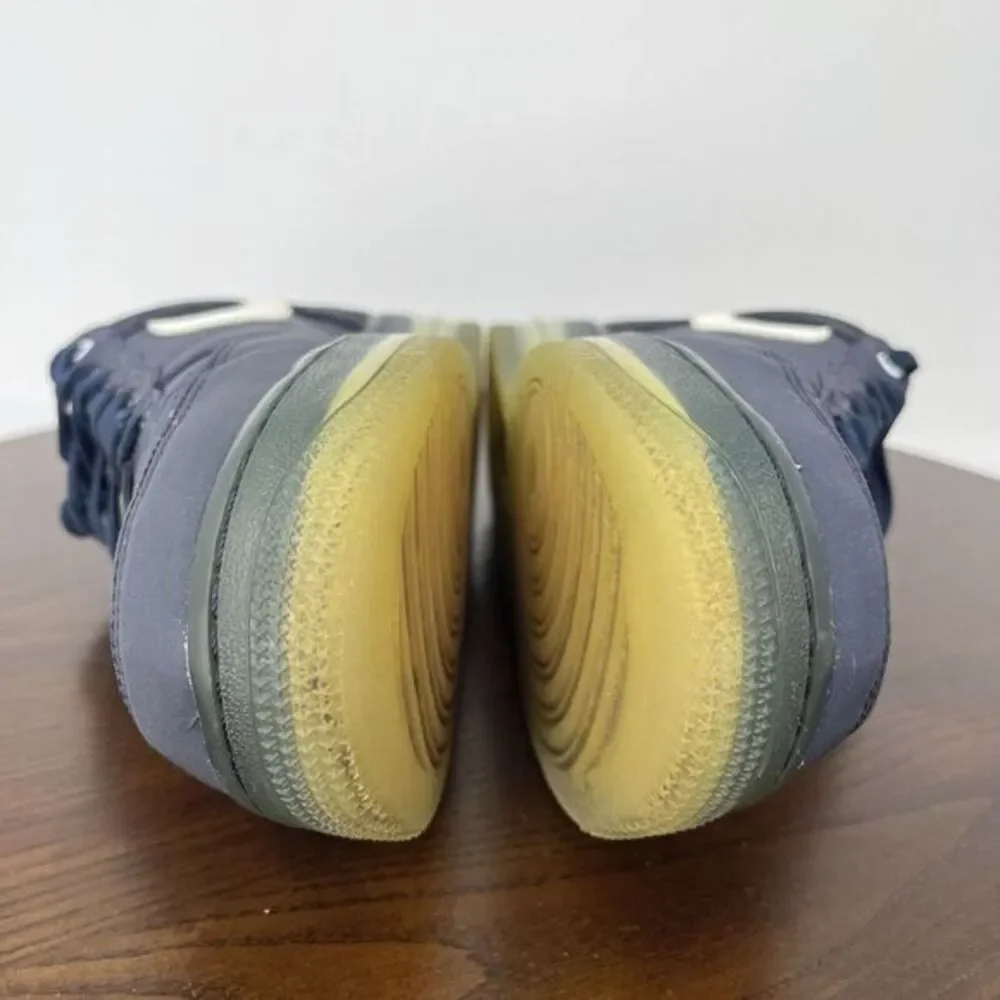 Nike Air Force 1 Shoes Men's Size 8 Blue Leather Low Max Air Sneakers 532252-410